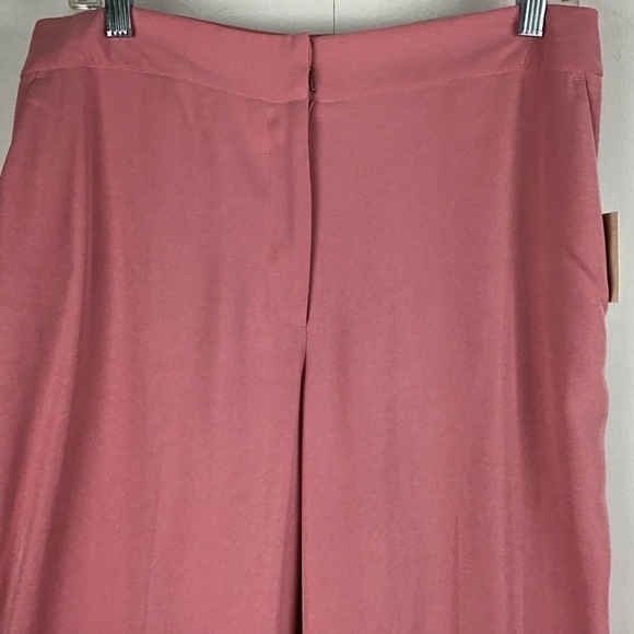 Soft Pink Autres Filles straight leg trousers size Med see measurements. NWT - Picture 7 of 12